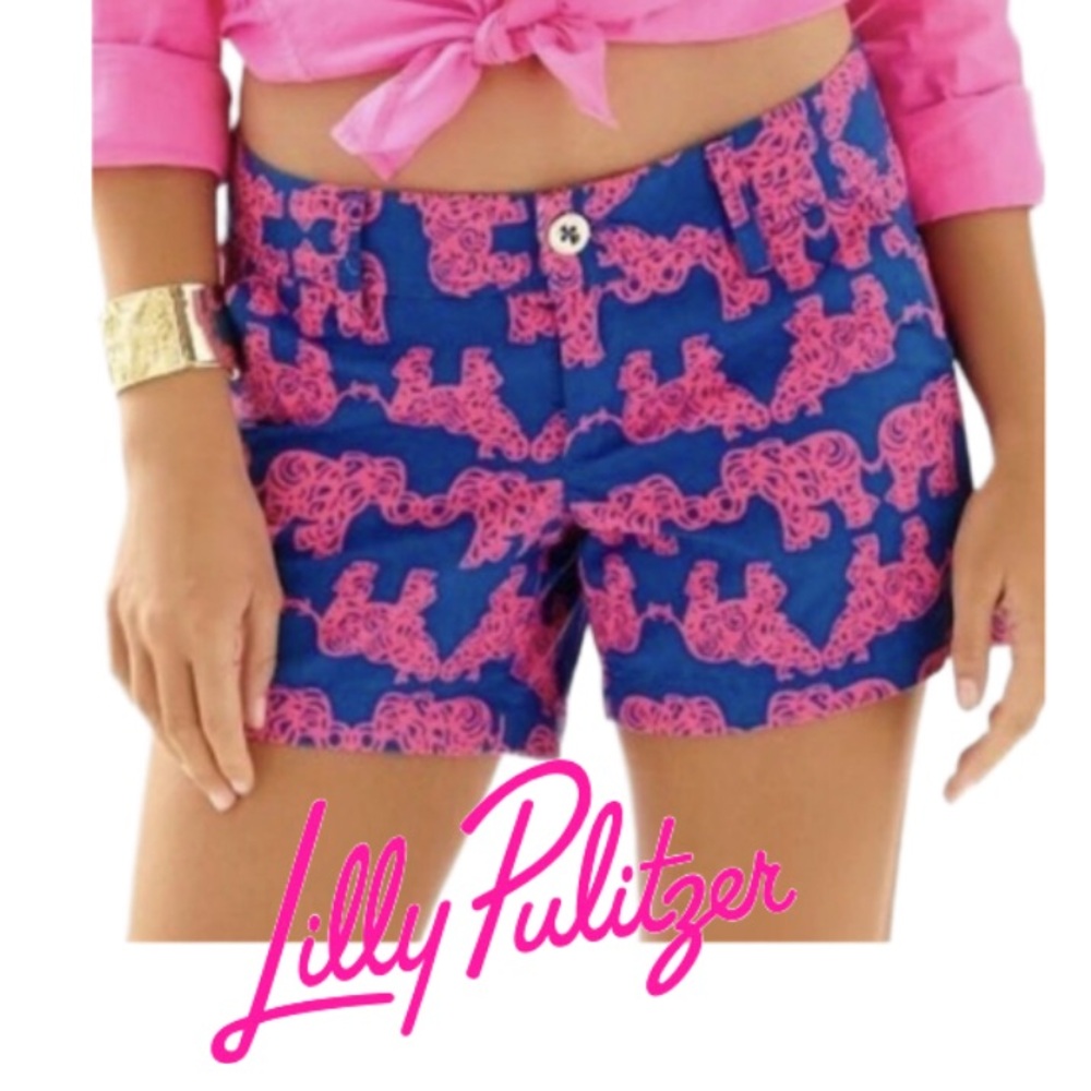 LILLY PULITZER | Callahan Short Indigo Pack Your Trunk